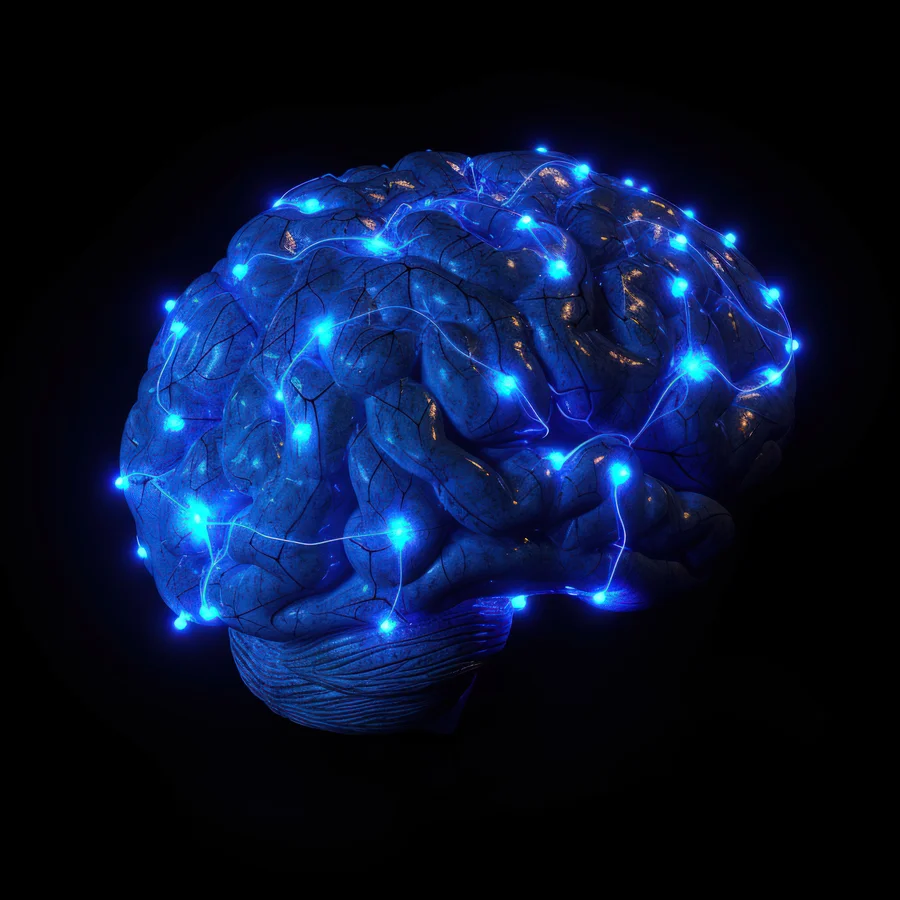 Cerebro de un niño con sus redes neuronales activándose al aprender inglés
